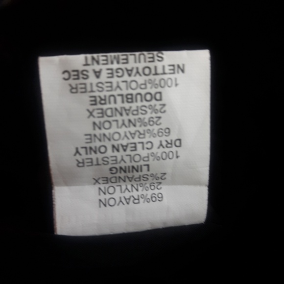 Trina Turk Dress Ponte Knit Sleeveless Back Zipper Black White Slip Stretch 4 - Picture 7 of 7